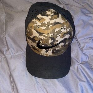 Nike Camo and Black Cap